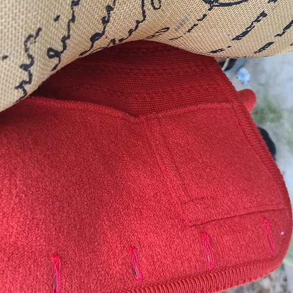 Vintage Geiger Tyrol S. red 100% wool button front sweater. EUC. Made in Austria - Picture 14 of 14